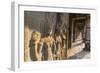 Bas-Relief Carvings of Apsara, Angkor Wat, Angkor, UNESCO World Heritage Site, Siem Reap, Cambodia-Michael Nolan-Framed Photographic Print