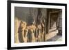 Bas-Relief Carvings of Apsara, Angkor Wat, Angkor, UNESCO World Heritage Site, Siem Reap, Cambodia-Michael Nolan-Framed Photographic Print