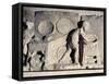 Bas-Relief Depicting Bread Making-null-Framed Stretched Canvas