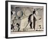 Bas-Relief Depicting Bread Making-null-Framed Giclee Print