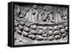 Bas-Relief Depicting Festoon, Isola Sacra Necropolis, Rome, Lazio, Rome-null-Framed Stretched Canvas