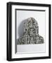 Bas-Relief Depicting Scenes of the Life of Buddha, Gandhara Period-null-Framed Giclee Print