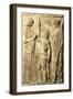 Bas-Relief Depicting Triad of Eleusinian Mysteries: Demeter, Triptolemus and Persephone-null-Framed Giclee Print