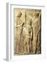 Bas-Relief Depicting Triad of Eleusinian Mysteries: Demeter, Triptolemus and Persephone-null-Framed Giclee Print