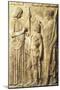 Bas-Relief Depicting Triad of Eleusinian Mysteries: Demeter, Triptolemus and Persephone-null-Mounted Giclee Print