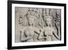 Bas-Relief Frieze at Angkor Wat-Michael Nolan-Framed Photographic Print