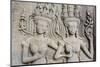 Bas-Relief Frieze at Angkor Wat-Michael Nolan-Mounted Premium Photographic Print