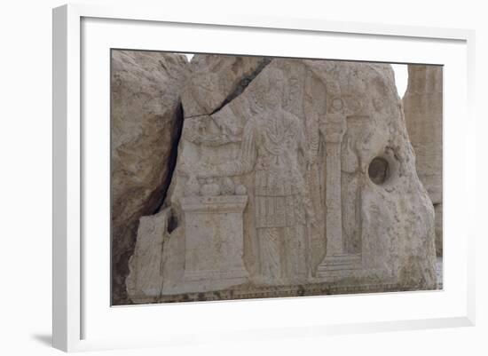 Bas-Relief from Temple of Bel or Baal, Palmyra-null-Framed Photographic Print