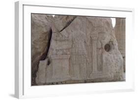 Bas-Relief from Temple of Bel or Baal, Palmyra-null-Framed Photographic Print