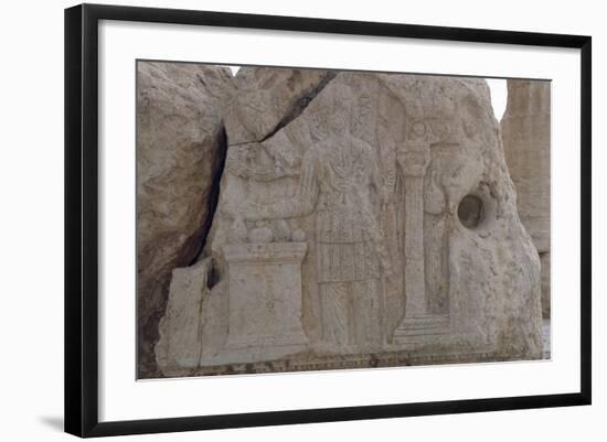 Bas-Relief from Temple of Bel or Baal, Palmyra-null-Framed Photographic Print