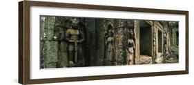 Bas Relief in a Temple, Banteay Kdei, Angkor, Cambodia-null-Framed Photographic Print