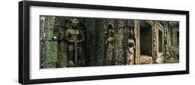 Bas Relief in a Temple, Banteay Kdei, Angkor, Cambodia-null-Framed Photographic Print