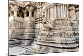 Bas Relief. Jagdish Temple. Udaipur Rajasthan. India-Tom Norring-Mounted Photographic Print