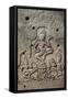 Bas-Relief of Apsara, Angkor World Heritage Site-David Wall-Framed Stretched Canvas