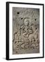 Bas-Relief of Apsara, Angkor World Heritage Site-David Wall-Framed Photographic Print