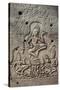 Bas-Relief of Apsara, Angkor World Heritage Site-David Wall-Stretched Canvas