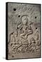 Bas-Relief of Apsara, Angkor World Heritage Site-David Wall-Framed Stretched Canvas