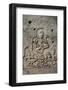 Bas-Relief of Apsara, Angkor World Heritage Site-David Wall-Framed Photographic Print