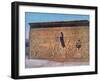 Bas-Relief of Cleopatra, Caesarion, Temple of Hathor, Dendara in Egypt, 20th Century-null-Framed Giclee Print