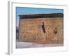 Bas-Relief of Cleopatra, Caesarion, Temple of Hathor, Dendara in Egypt, 20th Century-null-Framed Giclee Print