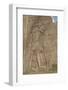 Bas-Relief of Figures and Hieroglyphs, Karnak Temple, Luxor, Thebes, Egypt, North Africa, Africa-Richard Maschmeyer-Framed Photographic Print