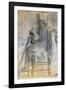 Bas-Relief of Hearing of King Darius I Sitting on Throne, Treasure Room, Persepolis-null-Framed Photographic Print