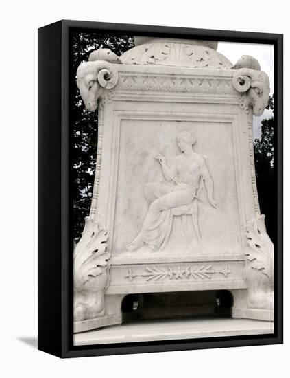 Bas relief of Lachesis measuring the thread of Human Life, Washington DC-null-Framed Stretched Canvas