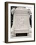 Bas relief of Lachesis measuring the thread of Human Life, Washington DC-null-Framed Photographic Print