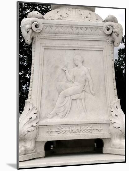 Bas relief of Lachesis measuring the thread of Human Life, Washington DC-null-Mounted Photographic Print
