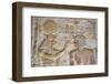 Bas-Relief of Pharaoh Seti I on Right with the Goddess Hathor on Left-Richard Maschmeyer-Framed Photographic Print