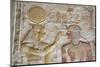 Bas-Relief of Pharaoh Seti I on Right with the Goddess Hathor on Left-Richard Maschmeyer-Mounted Photographic Print