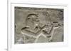 Bas-Relief of Pharaoh Seti I, Temple of Seti I, Abydos, Egypt, North Africa, Africa-Richard Maschmeyer-Framed Photographic Print