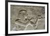 Bas-Relief of Pharaoh Seti I, Temple of Seti I, Abydos, Egypt, North Africa, Africa-Richard Maschmeyer-Framed Photographic Print