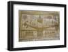 Bas-Relief of Sacred Barque Boat, Temple of Seti I, Abydos, Egypt, North Africa, Africa-Richard Maschmeyer-Framed Photographic Print