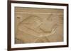 Bas-Relief of the God Horus, Temple of Seti I, Abydos, Egypt, North Africa, Africa-Richard Maschmeyer-Framed Photographic Print