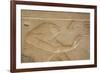 Bas-Relief of the God Horus, Temple of Seti I, Abydos, Egypt, North Africa, Africa-Richard Maschmeyer-Framed Photographic Print