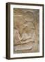 Bas-Relief of the Goddess Sekhmet, Temple of Seti I, Abydos, Egypt, North Africa, Africa-Richard Maschmeyer-Framed Photographic Print