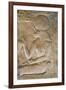 Bas-Relief of the Goddess Sekhmet, Temple of Seti I, Abydos, Egypt, North Africa, Africa-Richard Maschmeyer-Framed Photographic Print