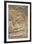 Bas-Relief of the Goddess Sekhmet, Temple of Seti I, Abydos, Egypt, North Africa, Africa-Richard Maschmeyer-Framed Photographic Print