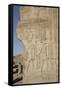 Bas-Relief of the Gods Sobek on Right and Horus on Left-Richard Maschmeyer-Framed Stretched Canvas