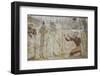 Bas-Relief of the Kneeling Pharaoh Seti I, Temple of Seti I, Abydos, Egypt, North Africa, Africa-Richard Maschmeyer-Framed Photographic Print