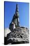 Bas-Relief of the Monument to the Martyrs of the Canton Commune, Martyrs' Cemetery, Canton-null-Stretched Canvas