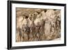 Bas-Relief on Arch of Titus Showing Menorah Taken from the Temple of Jerusalem-Stuart Black-Framed Photographic Print