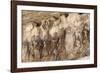 Bas-Relief on Arch of Titus Showing Menorah Taken from the Temple of Jerusalem-Stuart Black-Framed Photographic Print