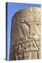 Bas-Relief on Pillar, Forecourt, Temple of Haroeris and Sobek-Richard Maschmeyer-Stretched Canvas