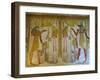 Bas-Relief Painted on the Walls of the Royal Tomb, Setnakht Tomb, Valley of the Kings, Thebes, UNES-Tuul-Framed Photographic Print