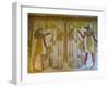 Bas-Relief Painted on the Walls of the Royal Tomb, Setnakht Tomb, Valley of the Kings, Thebes, UNES-Tuul-Framed Photographic Print