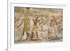 Bas-Relief, Pharaoh Seti I Between Images of God Amun, Temple of Seti I-Richard Maschmeyer-Framed Photographic Print