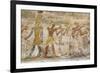 Bas-Relief, Pharaoh Seti I Between Images of God Amun, Temple of Seti I-Richard Maschmeyer-Framed Photographic Print