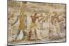 Bas-Relief, Pharaoh Seti I Between Images of God Amun, Temple of Seti I-Richard Maschmeyer-Mounted Photographic Print